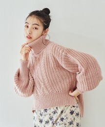 idem | low gauge turtleneck knit/ローゲージオフタートルニット(ニット/セーター)
