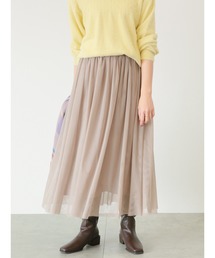 Te chichi TERRASSE | チュールギャザースカート(スカート)