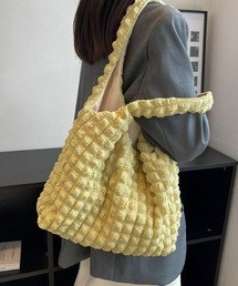 エンボーワッフルトートバッグ