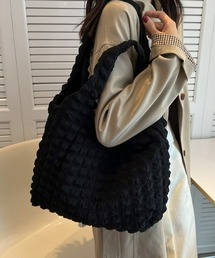 エンボーワッフルトートバッグ