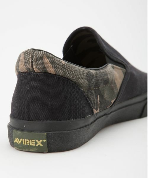 AVIREX（アヴィレックス）の「【In Red掲載アイテム】avirex/アヴィレックス/スリッポン/FREEDOM/フリーダム（スリッポン・レディース・ブラック/ネイビー/カモフラージュ/ホワイト・23cm/24cm/25cm/24/25/23/27.5/27/28/25.5/26/26.5）」の20枚目の写真