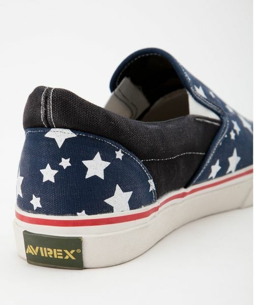 AVIREX（アヴィレックス）の「【In Red掲載アイテム】avirex/アヴィレックス/スリッポン/FREEDOM/フリーダム（スリッポン・レディース・ブラック/ネイビー/カモフラージュ/ホワイト・23cm/24cm/25cm/24/25/23/27.5/27/28/25.5/26/26.5）」の21枚目の写真