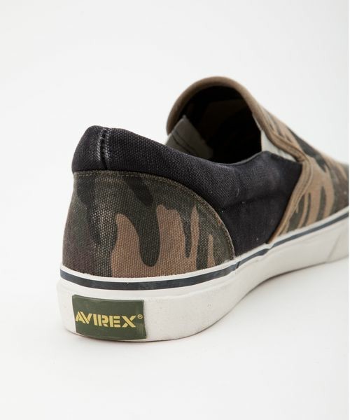 AVIREX（アヴィレックス）の「【In Red掲載アイテム】avirex/アヴィレックス/スリッポン/FREEDOM/フリーダム（スリッポン・レディース・ブラック/ネイビー/カモフラージュ/ホワイト・23cm/24cm/25cm/24/25/23/27.5/27/28/25.5/26/26.5）」の22枚目の写真