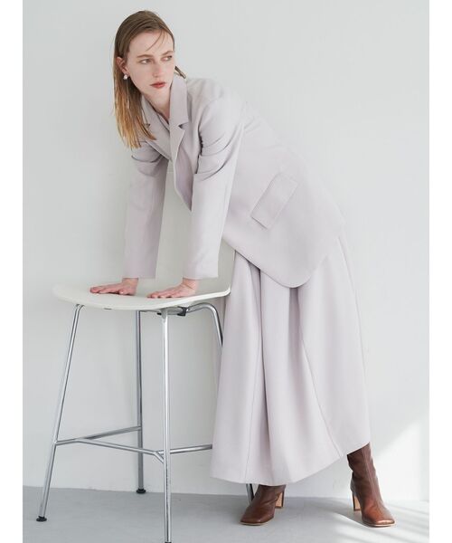 ELENDEEK（エレンディーク）の「ソフトフレアワンピース【セットアップ可能】（ワンピース・レディース・インディゴブルー/ブラック/ベージュ・02/01）」の10枚目の写真