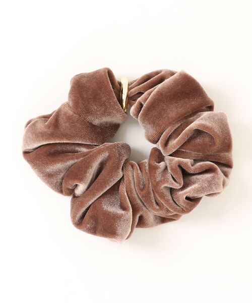 flower（フラワー）の「ゴージャスベロアシュシュ（シュシュ・レディース・ブラック/ブラウン・FREE）」の8枚目の写真