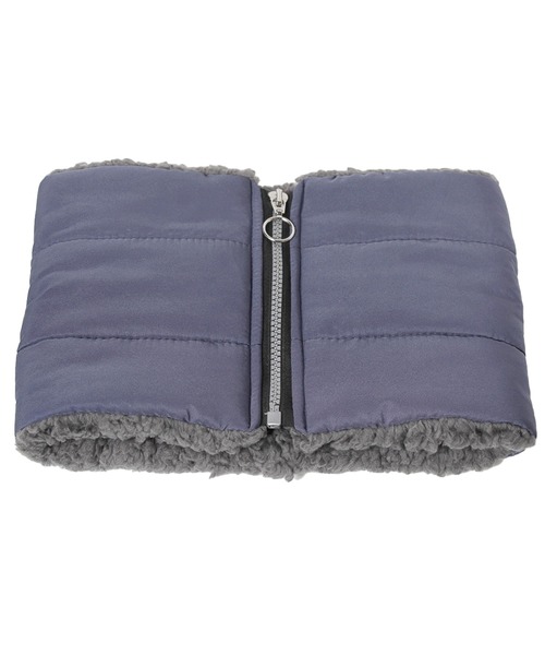 14+（イチヨンプラス）の「キルト裏ボアネックウォーマー（ネックウォーマー/スヌード・レディース・ブラック/ブルー/ベージュ・FREE）」の3枚目の写真