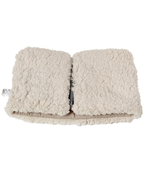 14+（イチヨンプラス）の「キルト裏ボアネックウォーマー（ネックウォーマー/スヌード・レディース・ブラック/ブルー/ベージュ・FREE）」の6枚目の写真