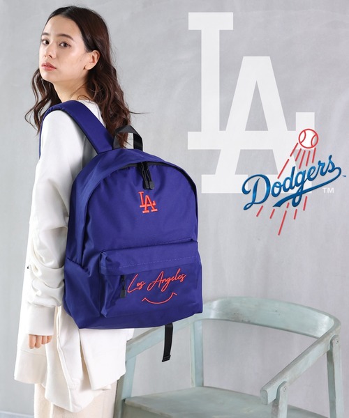 MLB(メジャーリーグベースボール)の「MLB CORDURA smileリュック(バックパック/リュック・レディース・ブラック/ブルー/グリーン・FREE)」の3枚目の写真