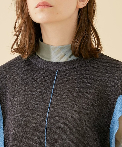 CITY TOKYO（シティトウキョウ）の「【和紙】2WAYニットワンピース（ワンピース・レディース・ダークグレー/ラベンダー/グレー・1/2）」の18枚目の写真