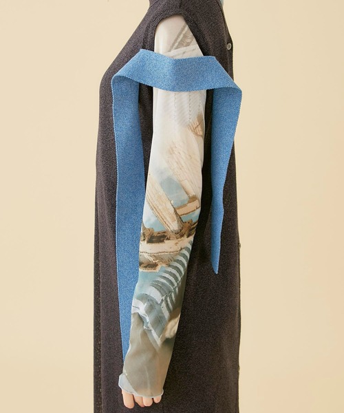 CITY TOKYO（シティトウキョウ）の「【和紙】2WAYニットワンピース（ワンピース・レディース・ダークグレー/ラベンダー/グレー・1/2）」の20枚目の写真