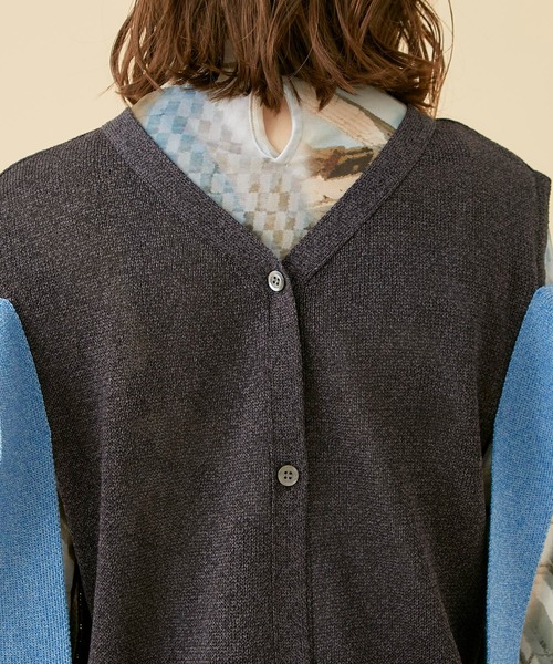 CITY TOKYO（シティトウキョウ）の「【和紙】2WAYニットワンピース（ワンピース・レディース・ダークグレー/ラベンダー/グレー・1/2）」の19枚目の写真