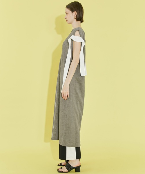 CITY TOKYO（シティトウキョウ）の「【和紙】2WAYニットワンピース（ワンピース・レディース・ダークグレー/ラベンダー/グレー・1/2）」の9枚目の写真