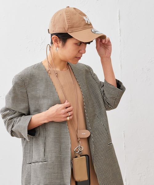 BIRTHDAY BAR（バースデイバー）の「【全機種対応】本革マルチホルダー ストラップ スマホショルダー（スマホグッズ・レディース・ベージュ/ブラック/グレー/シルバー/ゴールド・フリー）」の12枚目の写真