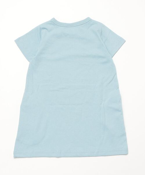 Champion（チャンピオン）の「【Champion/チャンピオン】キッズ ベーシック チュニックTシャツ（チュニック・キッズ・サックスブルー・150/100/160/140/130/120/110）」の6枚目の写真
