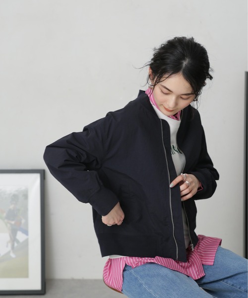 LB.04/撥水＆花粉ガードリブブルゾン