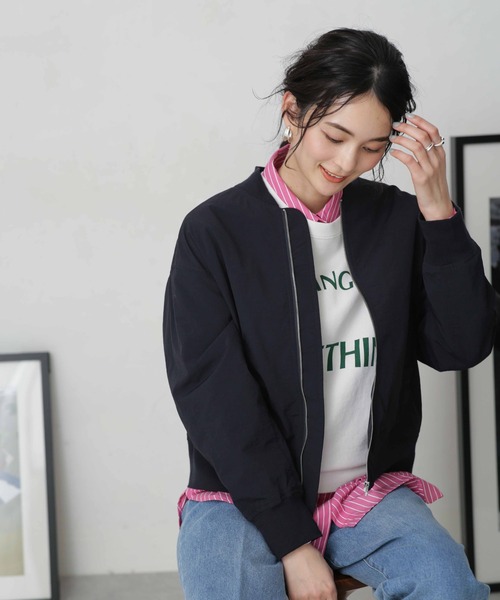 LB.04/撥水＆花粉ガードリブブルゾン