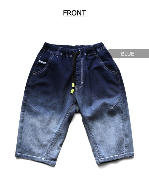 L.COPECK（エルコペック）の「冷感デニム加工ハーフ（デニムパンツ・キッズ・その他/ブルー・140cm/150cm/160cm/170cm）」の6枚目の写真