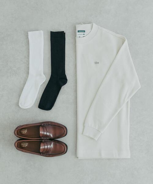 URBAN RESEARCH(アーバンリサーチ)の「『UR TECH』リブソックス(ソックス/靴下・メンズ・ブラック/チャコールグレー/ホワイト/ベージュ・25-28)」の7枚目の写真