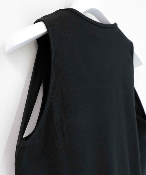 minsobi（ミンソビ）の「ショルダーストリングタンクトップ（タンクトップ・メンズ・ブラック・FREE）」の16枚目の写真