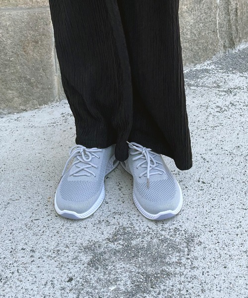 LUGG NAGG(ラグナグ)の「【エアー入り】幅広伸縮ニットスニーカー(スニーカー・レディース・ピンク/グレー/ブラック/ベージュ・23.5cm/23.0cm/24.0cm/24.5cm/22.5cm)」の8枚目の写真
