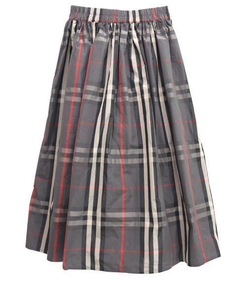 DONOBAN(ドノバン)の「チェックスカート(スカート・レディース・チャコールグレー/カーキ/ブラック/ホワイト/ネイビー・FREE)」の8枚目の写真