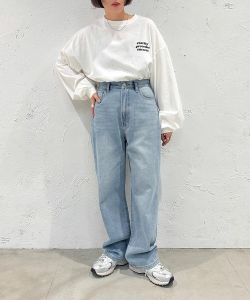 apres jour mignon(アプレジュールミニョン)の「アソートBIGロンT2【ZOZOTOWN限定アイテム】(Tシャツ/カットソー・レディース・ブラック系その他/ブラック/ネイビー/ホワイト系その他2/オフホワイト/ホワイト系その他・フリー/X-LARGE)」の10枚目の写真