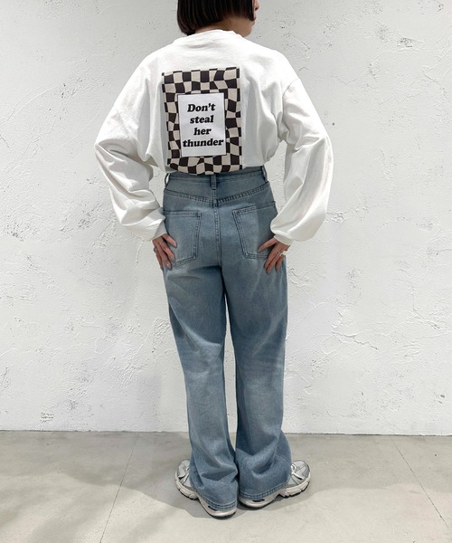 apres jour mignon(アプレジュールミニョン)の「アソートBIGロンT2【ZOZOTOWN限定アイテム】(Tシャツ/カットソー・レディース・ブラック系その他/ブラック/ネイビー/ホワイト系その他2/オフホワイト/ホワイト系その他・フリー/X-LARGE)」の11枚目の写真