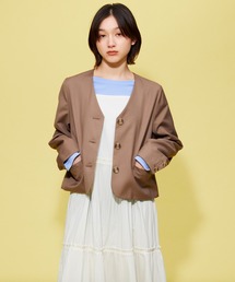 FOREVER 21 | 【BASIC】ノーカラージャケット(ノーカラージャケット)