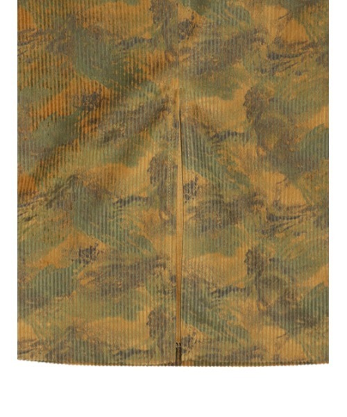 AMAIL（アマイル）の「Camouflage slit skirt（スカート・レディース・マスタード/ブラック・FREE）」の15枚目の写真