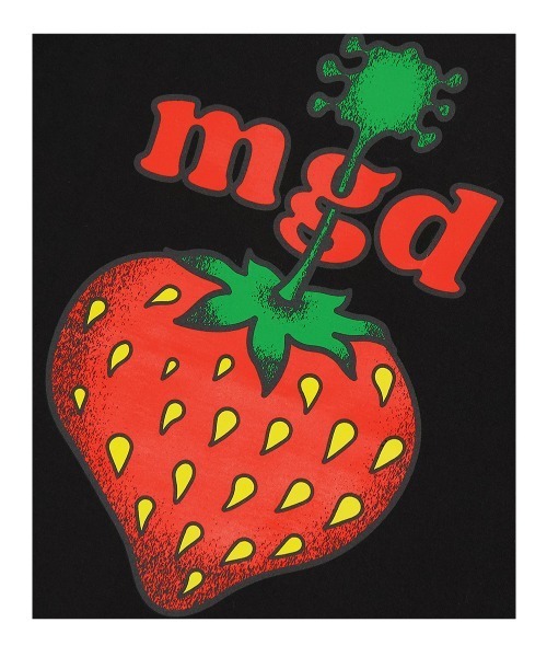 MAHAGRID(マハグリッド)の「『mahagrid/マハグリッド』STRAWBERRY TEE/イチゴグラフィック 半袖Tシャツ カットソー(Tシャツ/カットソー・レディース・ブラック/ホワイト・L/M)」の6枚目の写真