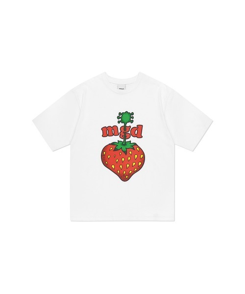 MAHAGRID(マハグリッド)の「『mahagrid/マハグリッド』STRAWBERRY TEE/イチゴグラフィック 半袖Tシャツ カットソー(Tシャツ/カットソー・レディース・ブラック/ホワイト・L/M)」の9枚目の写真