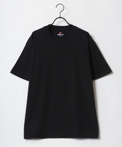 HANES(ヘインズ)の「Hanes/へインズ BEEFY/ビーフィー 2P 無地 クルーネック 半袖Tシャツ/パックT 2枚組セット/レディース メンズ(Tシャツ/カットソー・メンズ・ホワイト/ネイビー/ブラック/グレー・S/M/L/XL)」の20枚目の写真