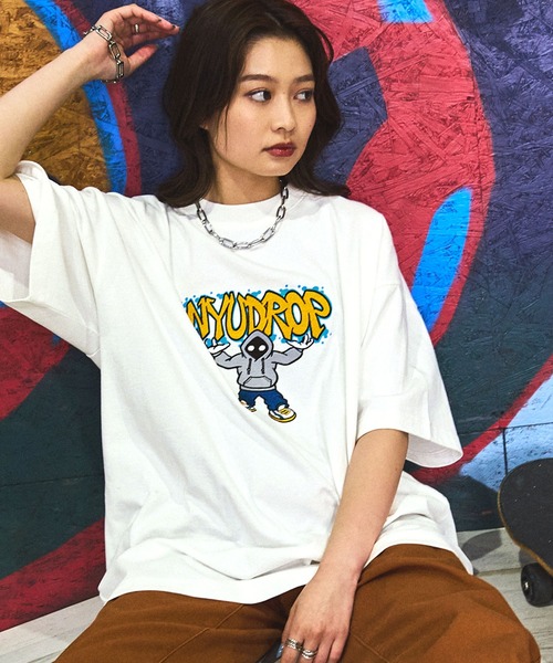 NYUDROP（ニュードロップ）の「【NYUDROP】GRAFFITI HOODIE LOGO