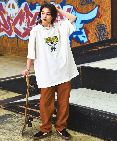 NYUDROP（ニュードロップ）の「【NYUDROP】GRAFFITI HOODIE LOGO S/S