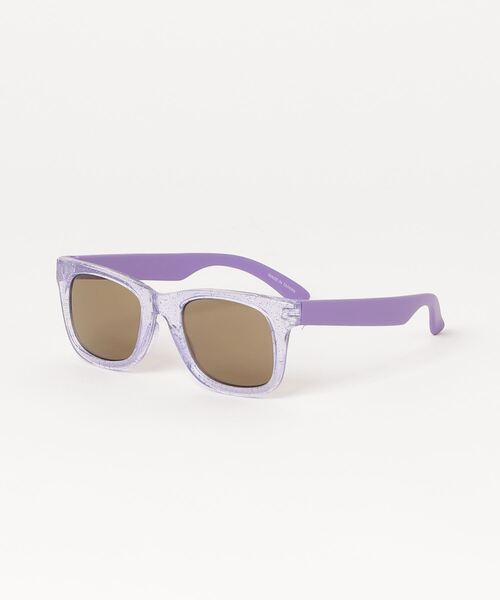 ムラサキスポーツ(ムラサキスポーツ)の「SassyAge/サシーエイジ キッズ サングラス KS49-14(サングラス・キッズ・パープル・YOUTH)」の1枚目の写真
