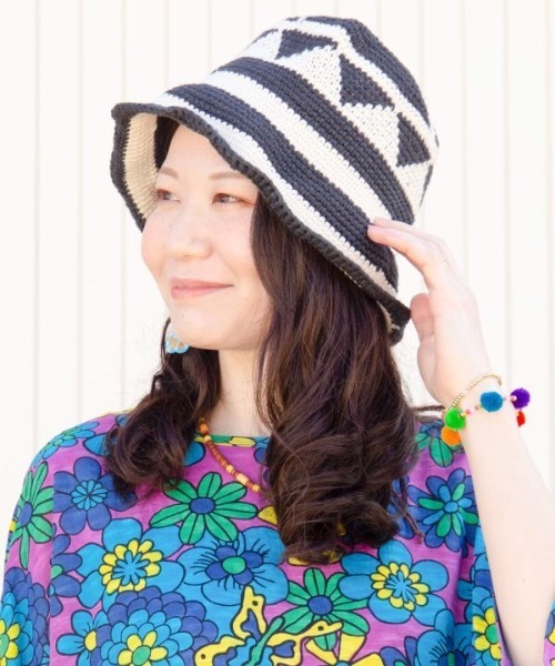 チャイハネ（チャイハネ）の「【チャイハネ】サンピスハット（ハット・メンズ・レッド/ブルー/ブラック・FREE）」の4枚目の写真