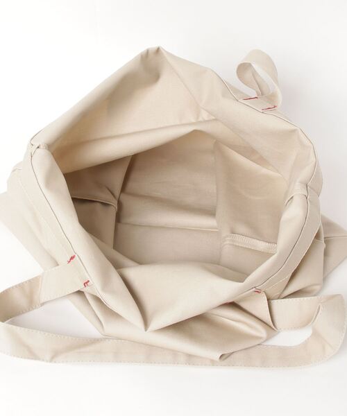 PARROTT CANVAS(パロットキャンバス)の「【PARROTT CANVAS】パロットキャンバスロゴトートバッグ(トートバッグ・レディース・ベージュ/ピンク・FREE)」の5枚目の写真