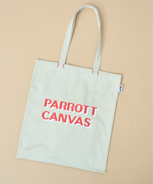 PARROTT CANVAS(パロットキャンバス)の「【PARROTT CANVAS】パロットキャンバスロゴトートバッグ(トートバッグ・レディース・ベージュ/ピンク・FREE)」の21枚目の写真