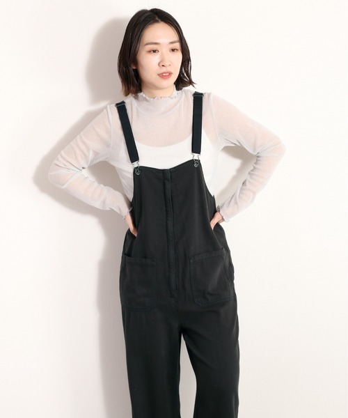 cepo（セポ）の「イージーワークサロペット（サロペット/オーバーオール・レディース・ブラック/ネイビー/オフホワイト・M/L）」の3枚目の写真