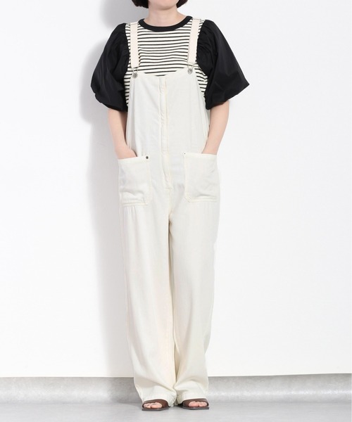 cepo（セポ）の「イージーワークサロペット（サロペット/オーバーオール・レディース・ブラック/ネイビー/オフホワイト・M/L）」の6枚目の写真