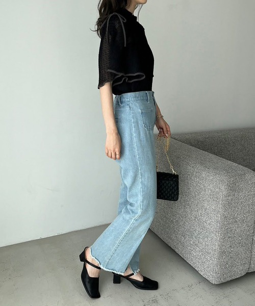 one after another NICE CLAUP（ワンアフターアナザーナイスクラップ）の「肩あき/マルチWAY/プリーツブラウス（シャツ/ブラウス・レディース・ベージュ系その他/アイボリー/ブラック/グレー系その他・FREE）」の18枚目の写真