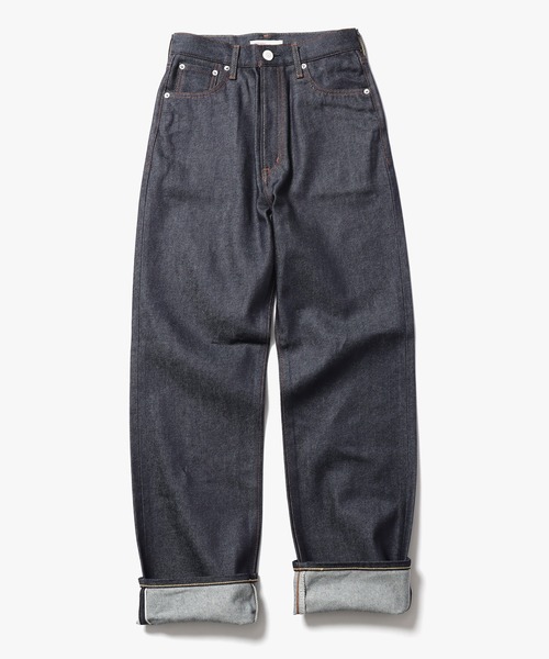 NEEDBY heritage(ニードバイヘリテージ)の「NEEDBY heritage/ニードバイ ヘリテイジ NO.7 ストレート ハイウエスト デニムパンツ(デニムパンツ・レディース・インディゴブルー・26/25/24)」の22枚目の写真