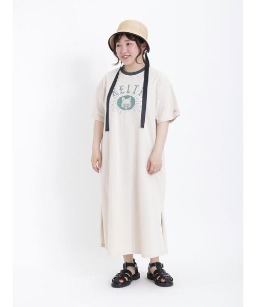 Samansa Mos2（サマンサ モスモス）の「【KELTY×SamansaMos2】キツネプリントワンピース（ワンピース・レディース・ミント/クリーム・ﾌﾘ-）」の20枚目の写真