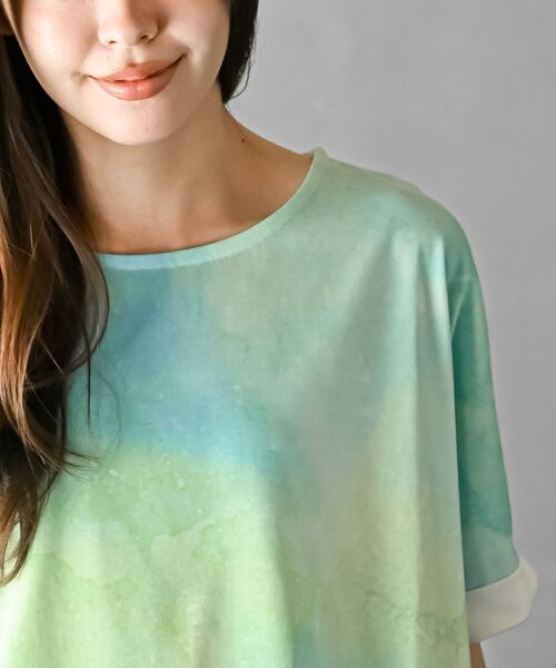 rps(アールピーエス)の「ダイバーシシュウワイドTシャツ(Tシャツ/カットソー・レディース・グリーン/ブルー/パープル・フリー)」の8枚目の写真