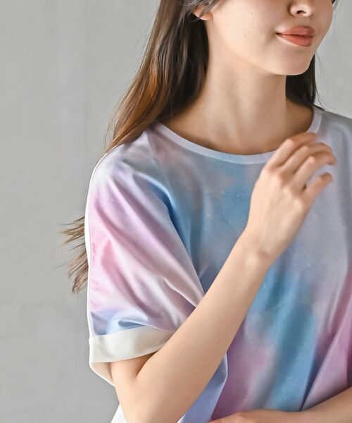 rps(アールピーエス)の「ダイバーシシュウワイドTシャツ(Tシャツ/カットソー・レディース・グリーン/ブルー/パープル・フリー)」の16枚目の写真