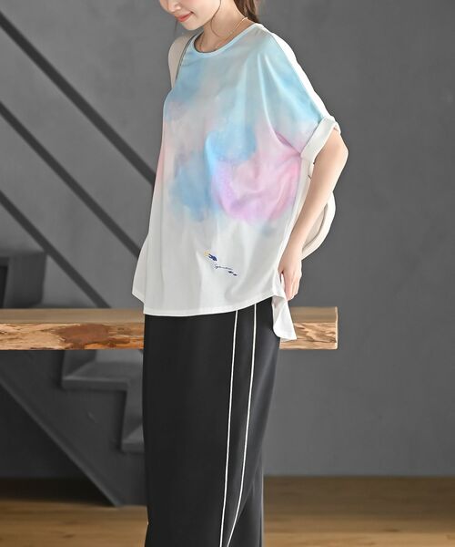 rps(アールピーエス)の「ダイバーシシュウワイドTシャツ(Tシャツ/カットソー・レディース・グリーン/ブルー/パープル・フリー)」の21枚目の写真