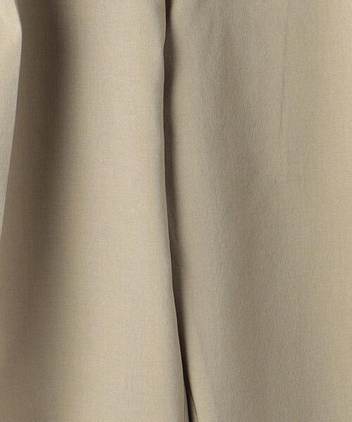 BEAUTY&YOUTH UNITED ARROWS（ビューティーアンドユースユナイテッドアローズ）の「ポリエステルブレンド センタープレス ベルトパンツ -ウォッシャブル-（その他パンツ・レディース・ベージュ/ダークグレー・S/M）」の15枚目の写真