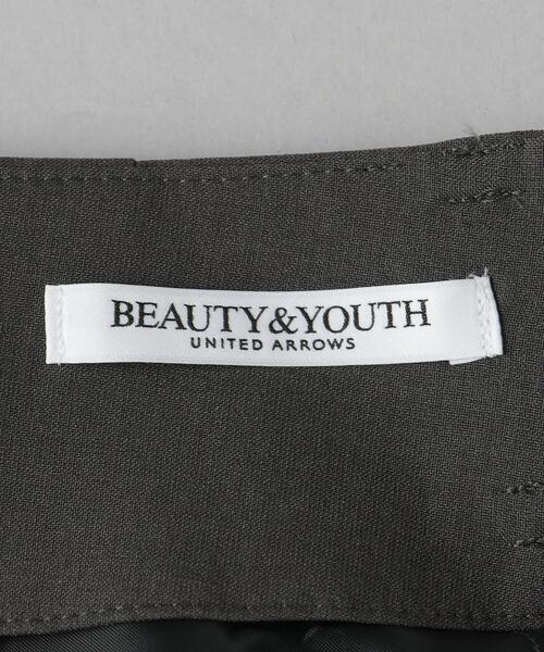 BEAUTY&YOUTH UNITED ARROWS（ビューティーアンドユースユナイテッドアローズ）の「ポリエステルブレンド センタープレス ベルトパンツ -ウォッシャブル-（その他パンツ・レディース・ベージュ/ダークグレー・S/M）」の16枚目の写真