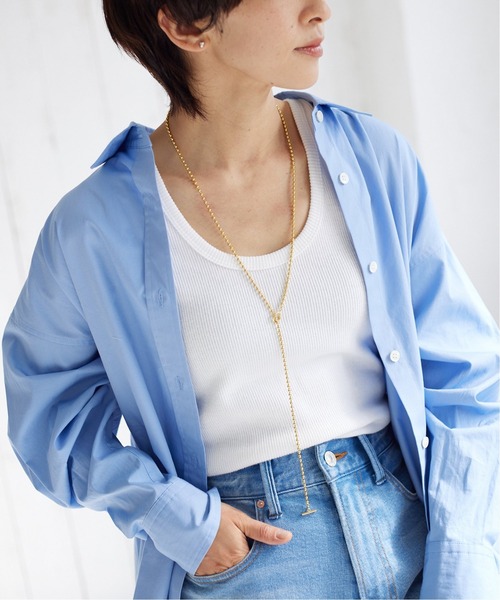 JOURNAL STANDARD relume(ジャーナルスタンダード レリューム)の「《追加》RELUME ボールチェーンラリエット(ネックレス・レディース・シルバー/ゴールド・FREE)」の1枚目の写真