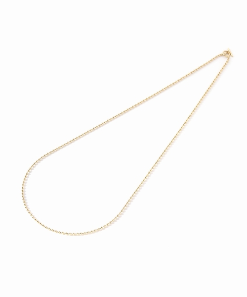 JOURNAL STANDARD relume(ジャーナルスタンダード レリューム)の「《追加》RELUME ボールチェーンラリエット(ネックレス・レディース・シルバー/ゴールド・FREE)」の12枚目の写真